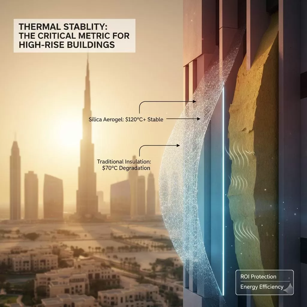 Why Thermal Stability is the Critical Metric for High-Rise Insulation in Desert Climates