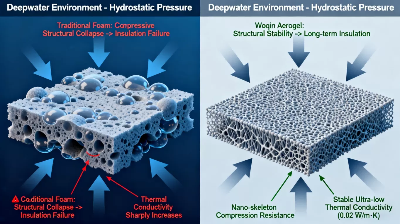 Subsea Pipeline Integrity: Why Woqin Aerogel is the "Critical Barrier" for Deepwater Energy Transport