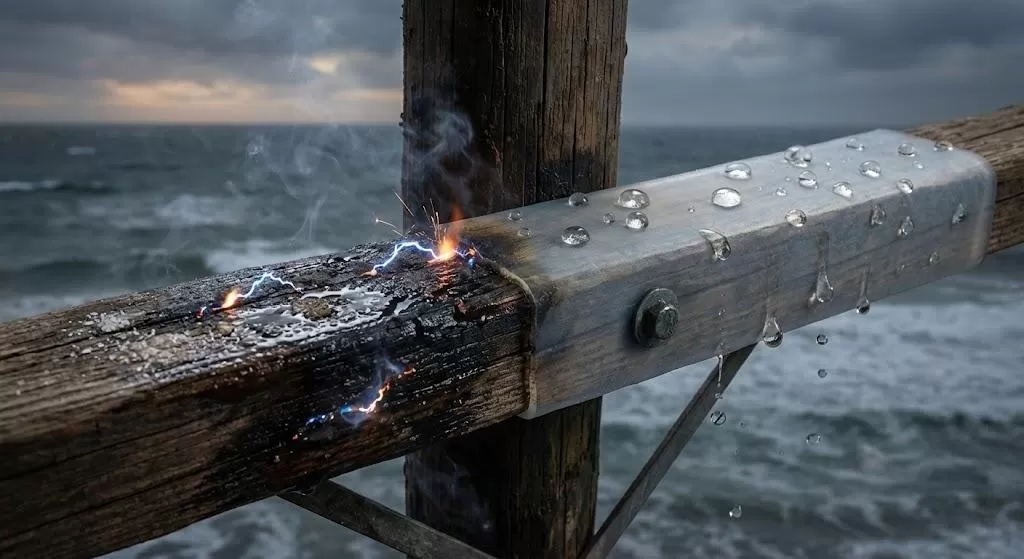 The Silent Arcing: Why 'Top-End Burning' Persists in Coastal Grids & The Superhydrophobic Solution