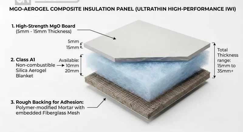 Aero-Mag | Ultra-Slim Aerogel MgO Composite Board (Starting from 8mm)