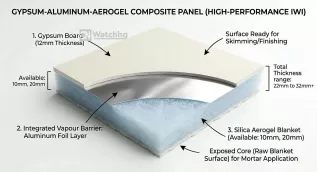 Aero-Plaster | 22mm Thermal Laminate Board