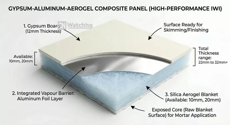 Aero-Plaster | 22mm Thermal Laminate Board