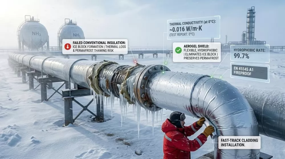Conquering the Arctic: Aerogel Insulation for -50°C Oil & Gas Pipelines