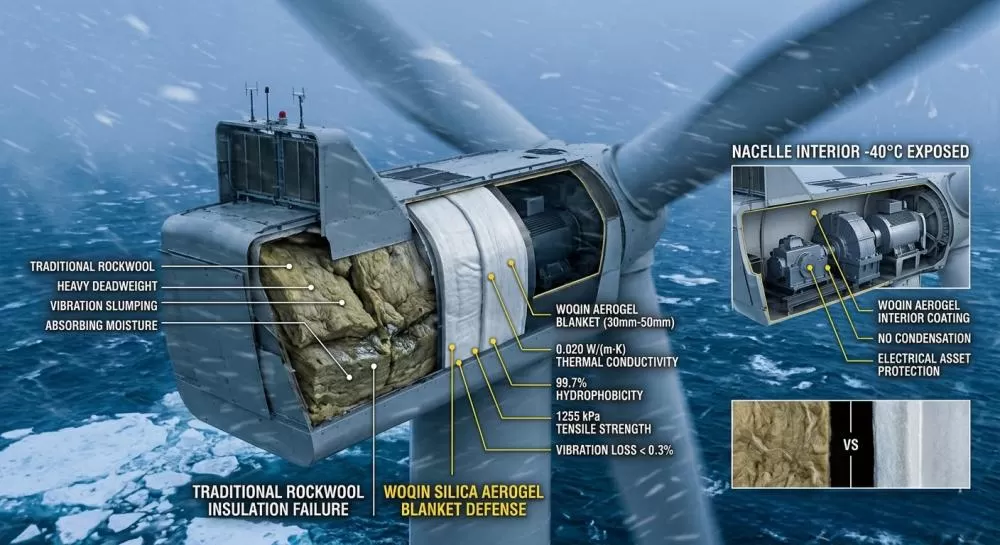 Winterizing the Sky: Why Aerogel is the Strategic Standard for Arctic and Offshore Wind Turbine Nacelles