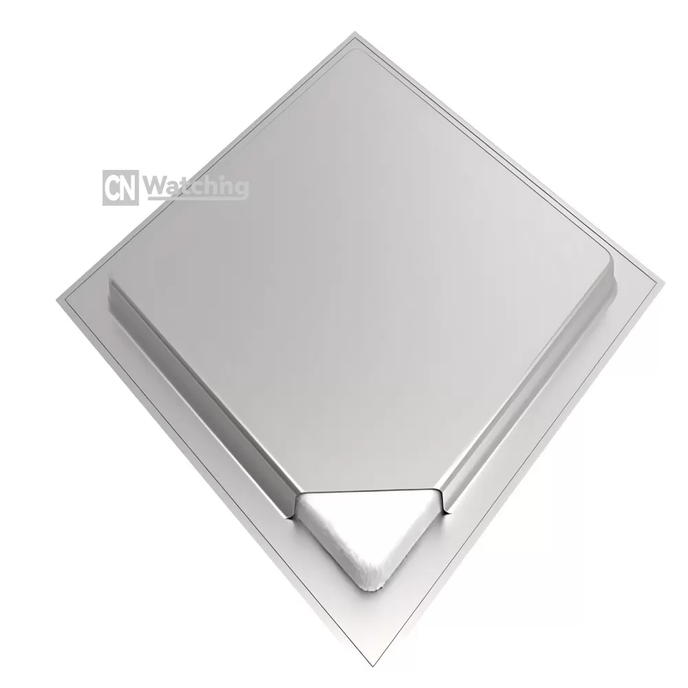 Macro detail of the precision laser-welded edge on the Vacu-Armor panel, ensuring absolute zero gas permeability and a 50-year vacuum lifespan.