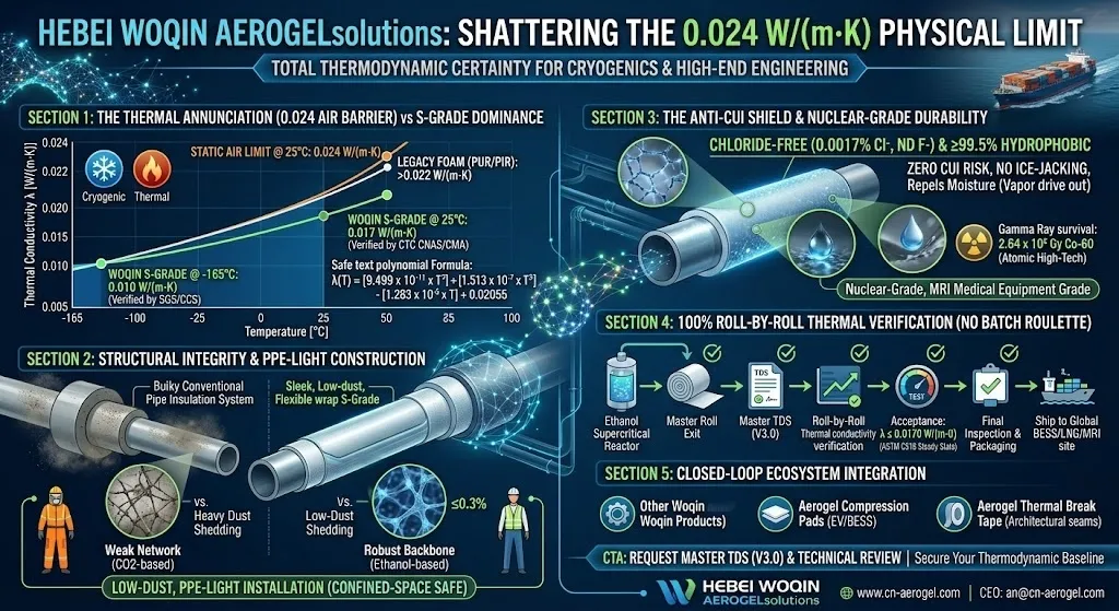 Shattering the 0.024 Air Barrier: The Truth Behind S-Grade Aerogel and Roll-by-Roll Verification