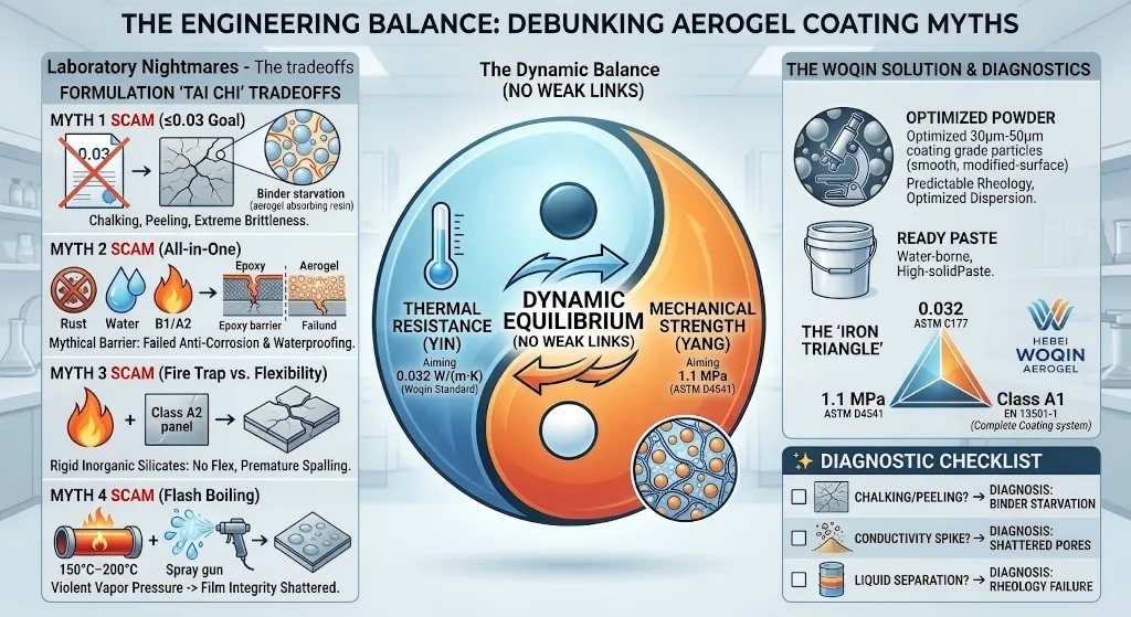 The Engineering Balance: Debunking 6 Deadly Myths of Aerogel Insulation Coatings