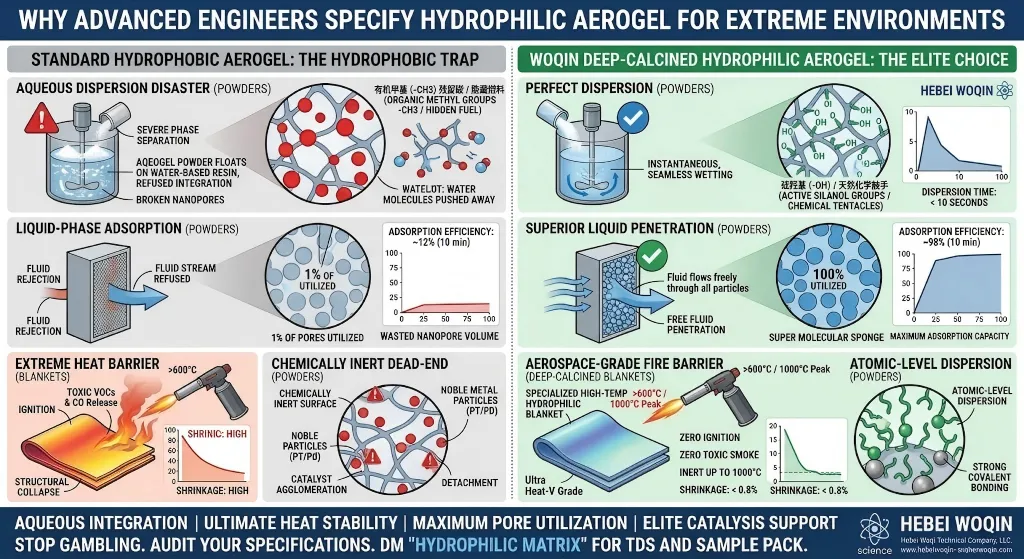 The Hydrophobic Trap: Why Advanced Materials Engineers Choose Hydrophilic Aerogel for Extreme Environments