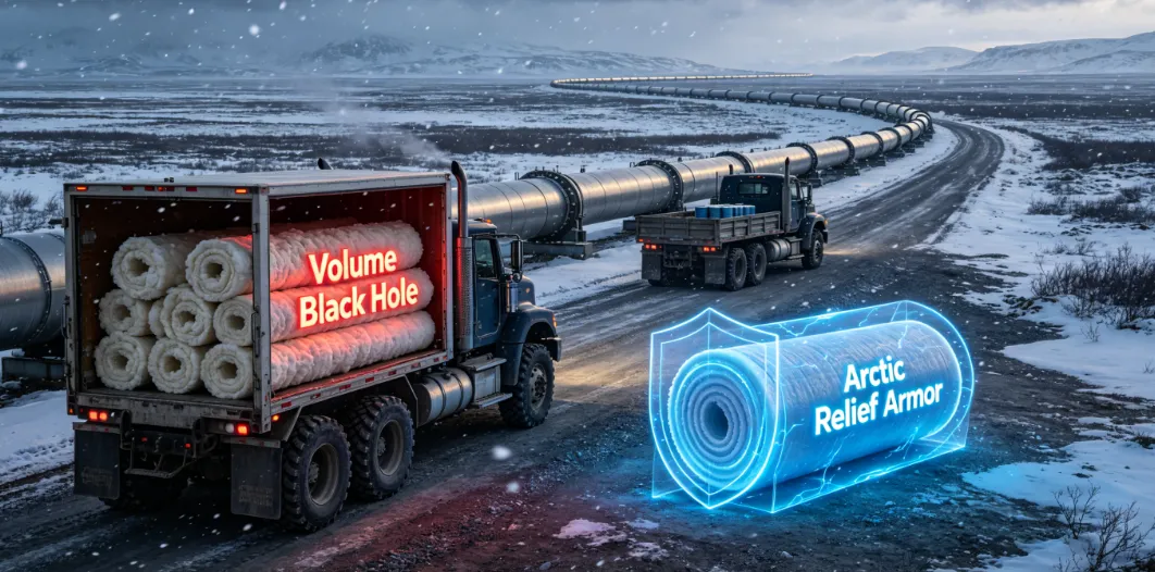 Alaska Pipeline Insulation: Cutting Logistics Costs with Aerogel