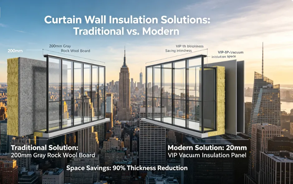 Manhattan High-Rise Spandrel Space War: 20mm VIP Replaces 200mm Rockwool