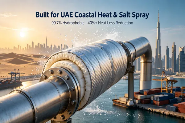 Woqin Aerogel Insulation Blankets | High-Performance Thermal Solutions for UAE’s Industrial, Building & Logistics Sectors