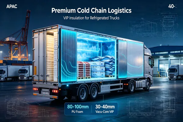 Premium Cold Chain Logistics: VIP Insulation for Refrigerated Trucks