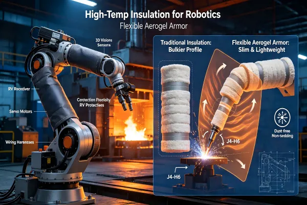 High-Temp Insulation for Robotics: Flexible Aerogel Armor