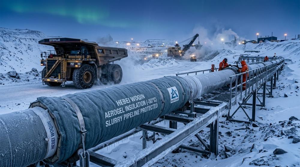 Armor for the Arctic Mine: Aerogel Insulation for Slurry Pipelines in -50°C
