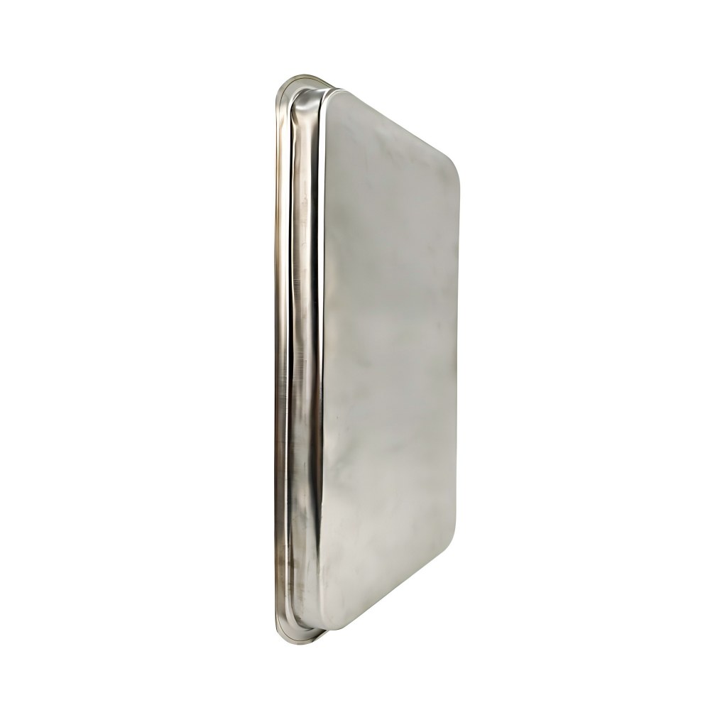 A Hebei Woqin Vacu-Armor™ stainless steel encapsulated Vacuum Insulation Panel (VIP) featuring a precision laser-welded edge seal, engineered for Class A1 fireproof performance and a 50-year structural lifespan.