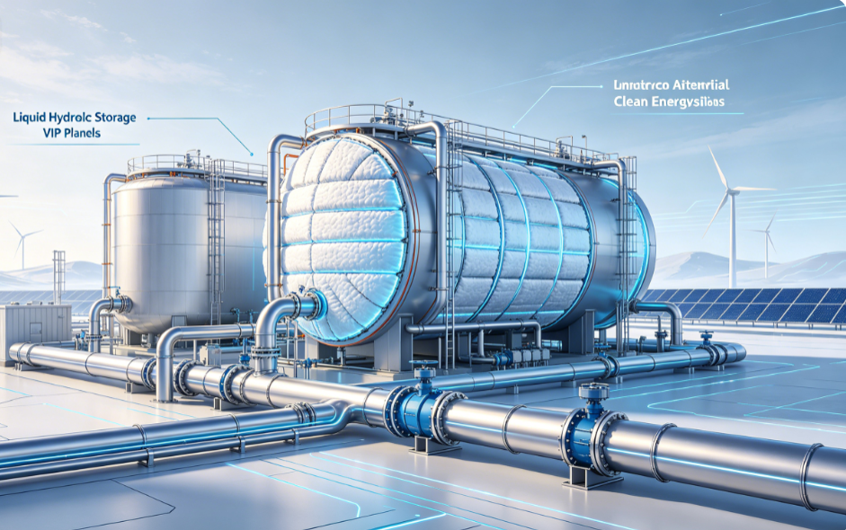 Woqin -253°C cryogenic aerogel and VIP composite insulation for North American liquid hydrogen pipelines and storage tanks, solving BOG loss and hydrogen leakage risks
