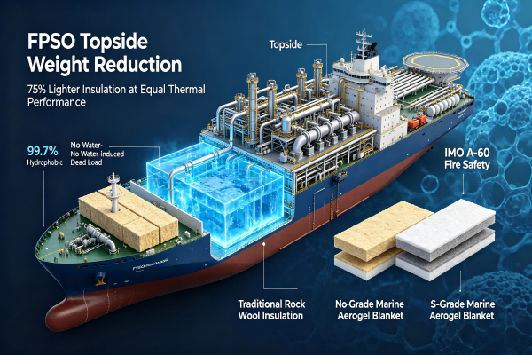 FPSO Weight Reduction: Ultra-Light Marine Aerogel Insulation for Topside Load Optimization